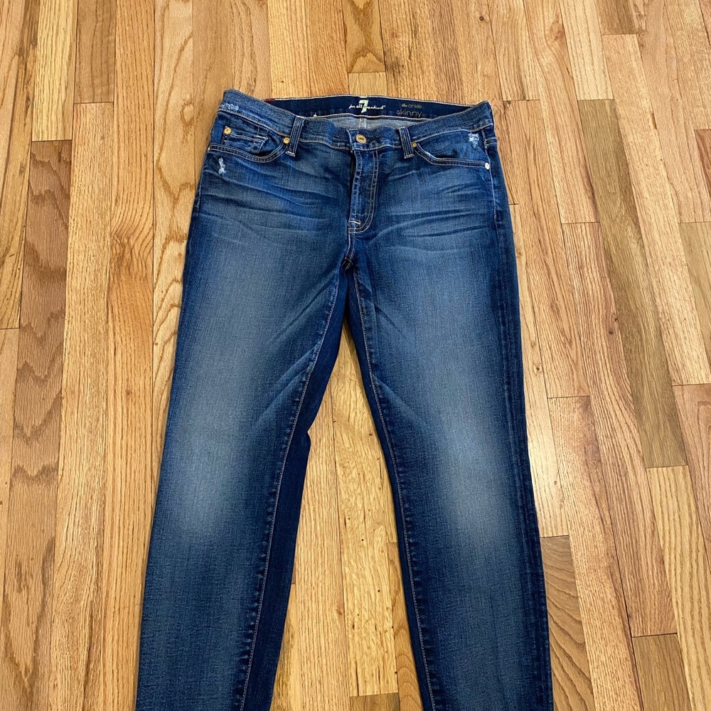 7 For All Mankind Ankle Skinny - Picture 5 of 9